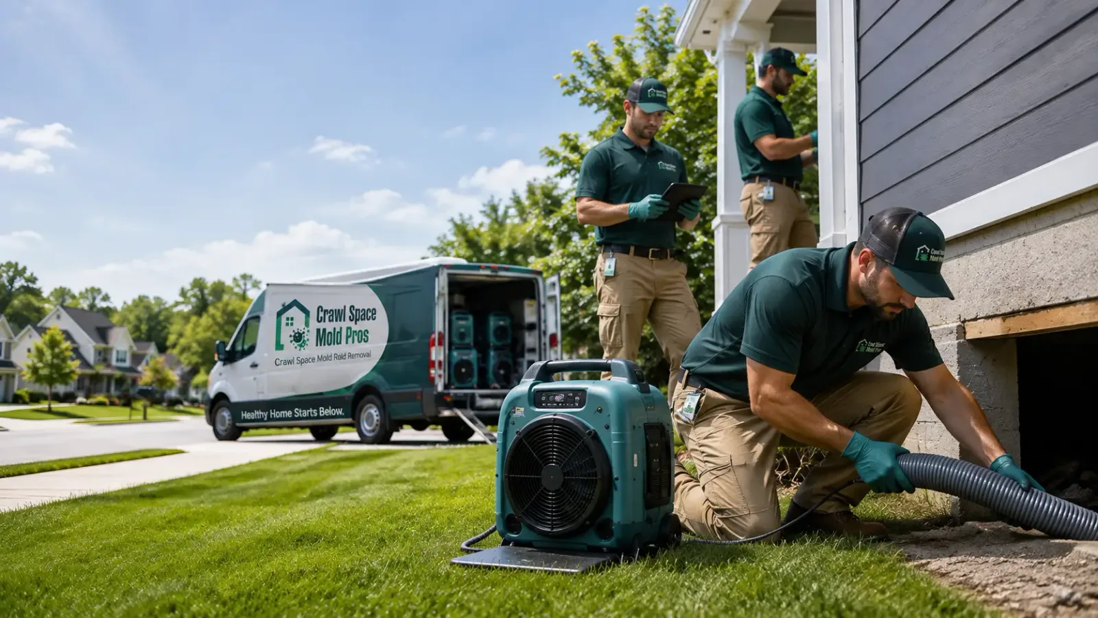 Crawl Space Mold Removal in Brookhaven, PA